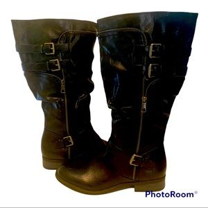 White Mountain Boots Ranger style Black  SZ 11 Mn